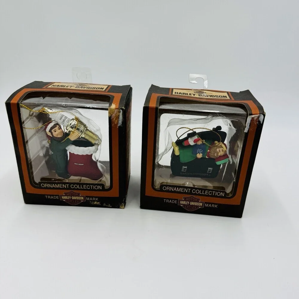 Harley Davidson North Pole Series Motorcycle Ornaments Christmas Elves
